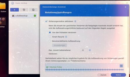 Synology Hyper Backup Einrichten