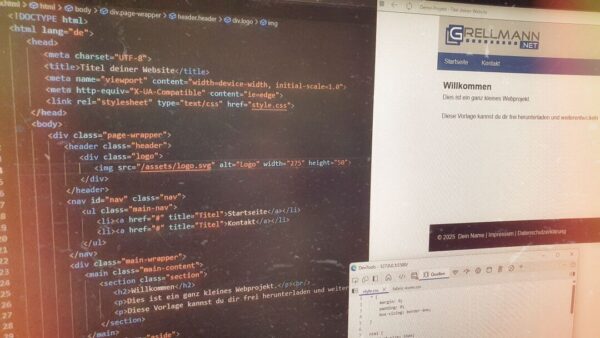Statische Website einfach selber programmieren