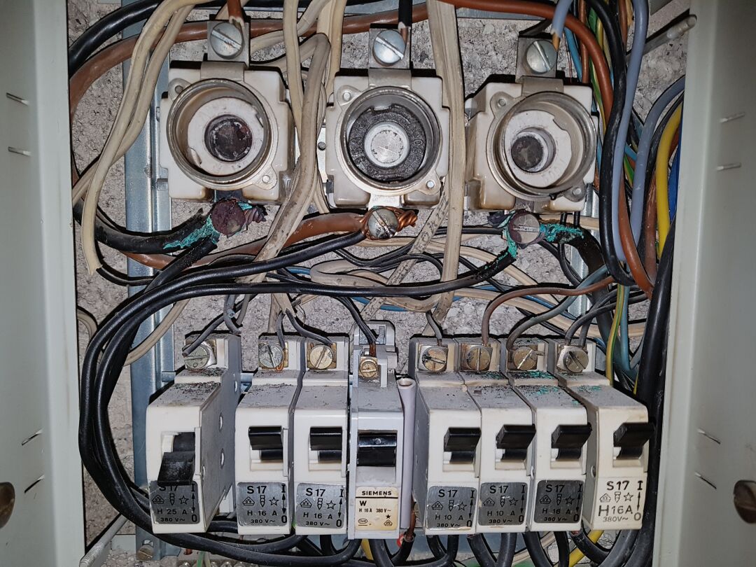 Alte Elektroinstallation