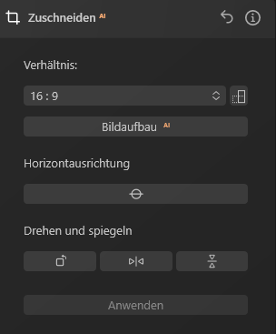 Der Zuschnitt
