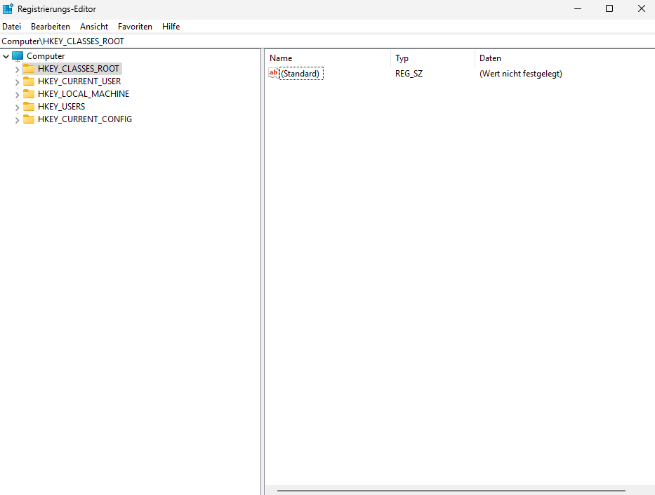 Windows Registrierung