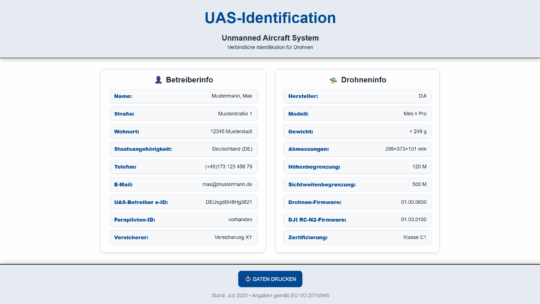 UAS QR-Page
