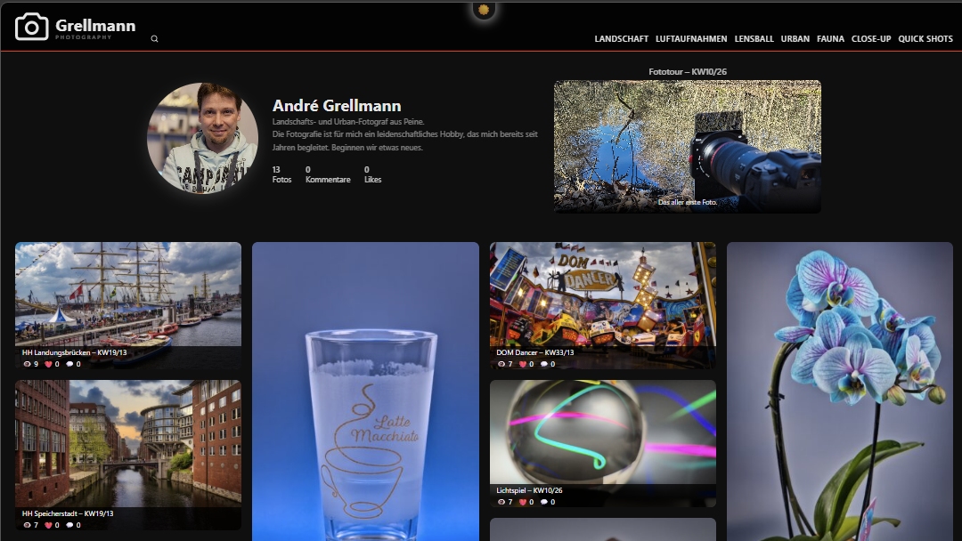 Mein eigener Fotostream ist nun endlich fertig