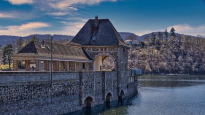 Edertal Sperrmauer See